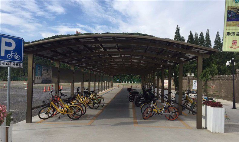 【八里河景區(qū)】免費測量設計（n字形車棚）