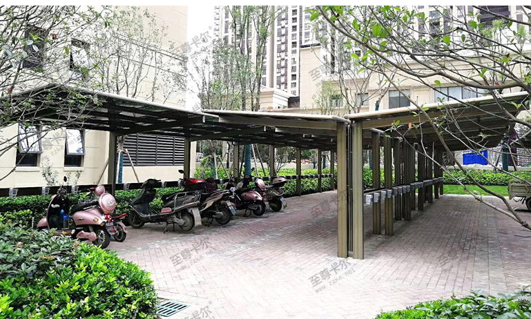 廠家揭秘自行車棚訂做的三大坑！裝自行車棚花30秒看不花冤枉錢！